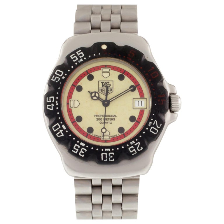 tag heuer men s quartz professional watch wa1211 luminous dial