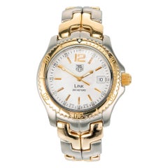 TAG Heuer Herren-Armbanduhr aus Edelstahl und Gelbgold mit Gliedern
