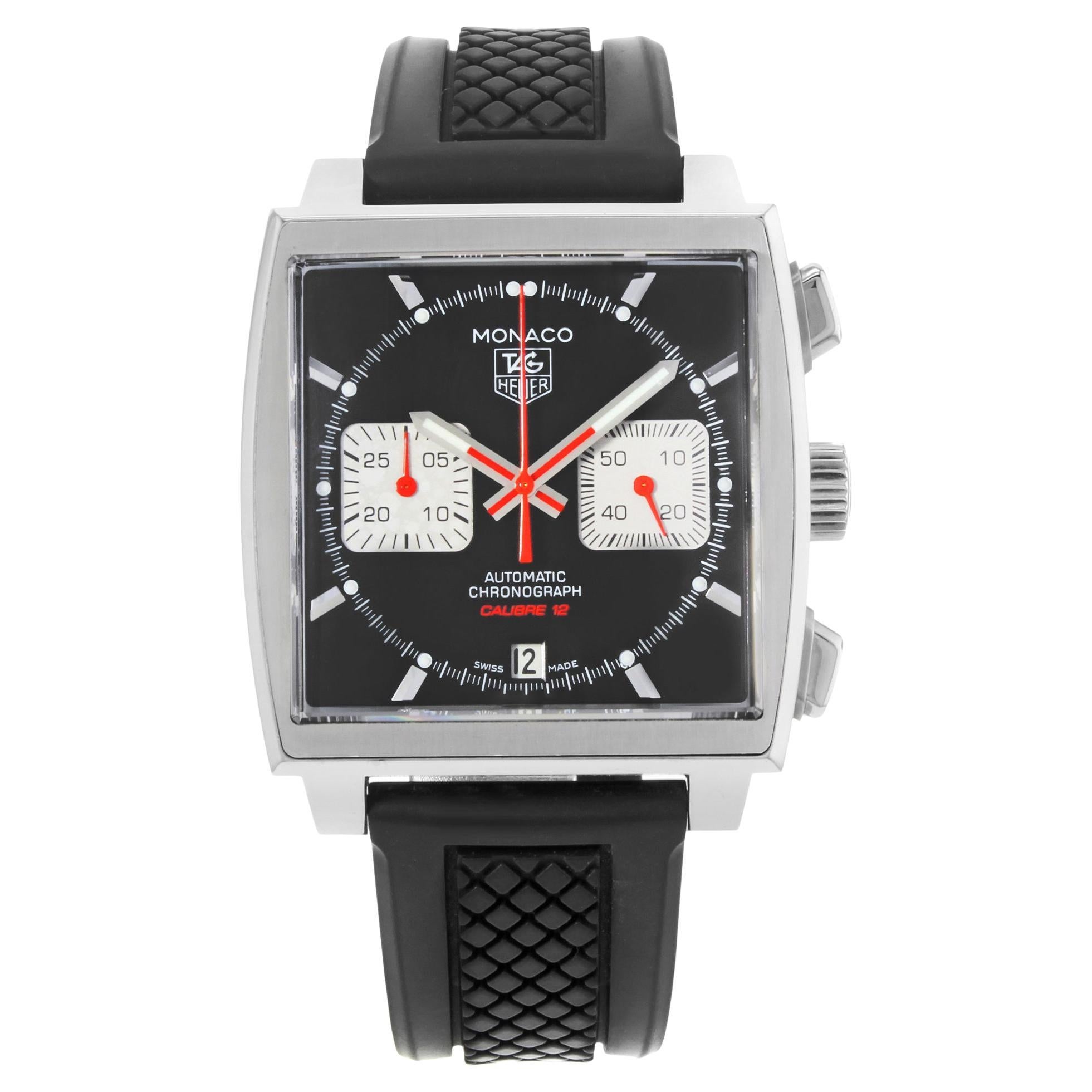 TAG Heuer Monaco Stainless Steel Quartz Men's Watch CAW2110.FC6177 at ...