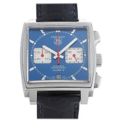 TAG Heuer Monaco Blue Chronograph Watch CAW2111-0