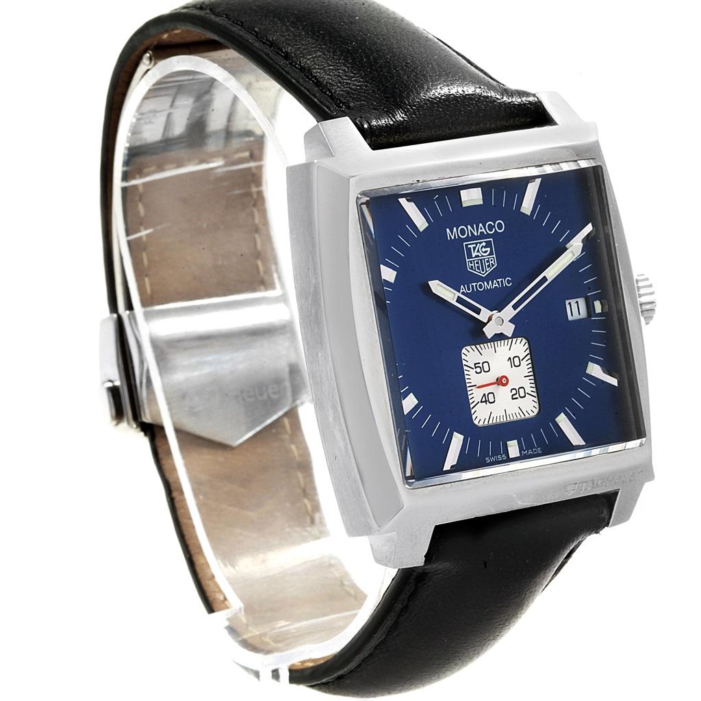 tag heuer monaco calibre 6 blue