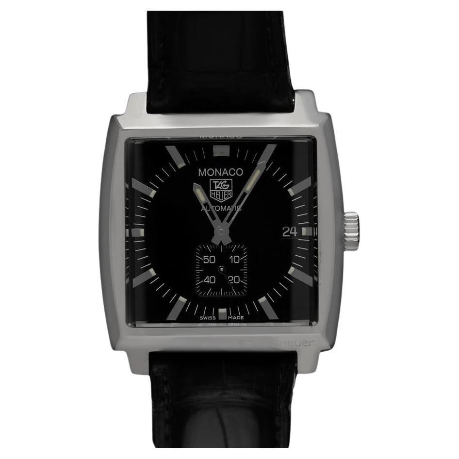 TAG Heuer Monaco Calibre 6 Ref. WW2110 Steel Chronograph - Neuf avec boîte, papiers en vente
