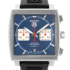 TAG Heuer Monaco Chronograph Blue Dial Automatic Mens Watch CAW2111.FC6183