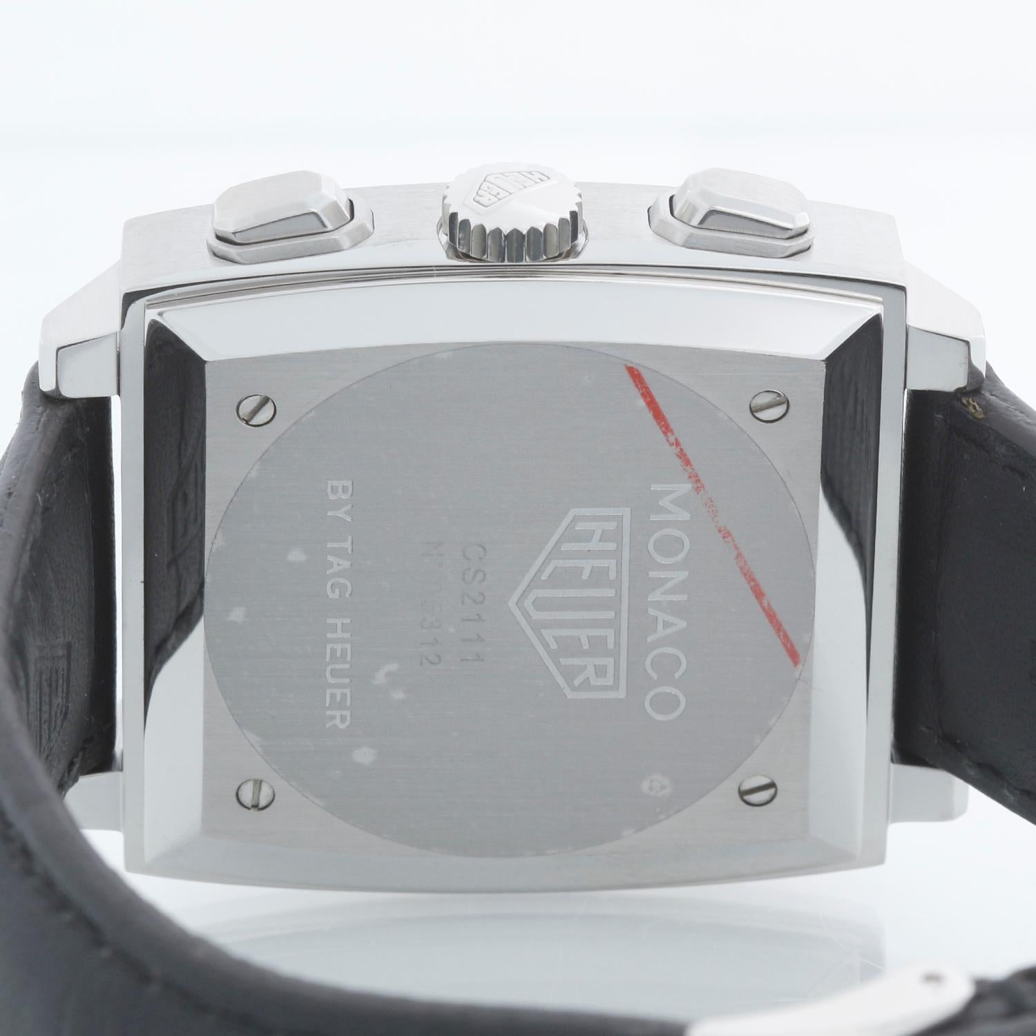 Tag Heuer Monaco Chronograph Men's Stainless Steel Watch CS2111 2