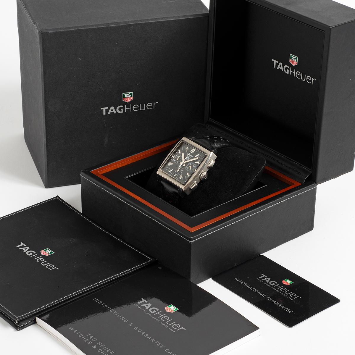Tag Heuer Monaco Chronograph ref CW2111-0, Full Set, Year 2006 en venta 1