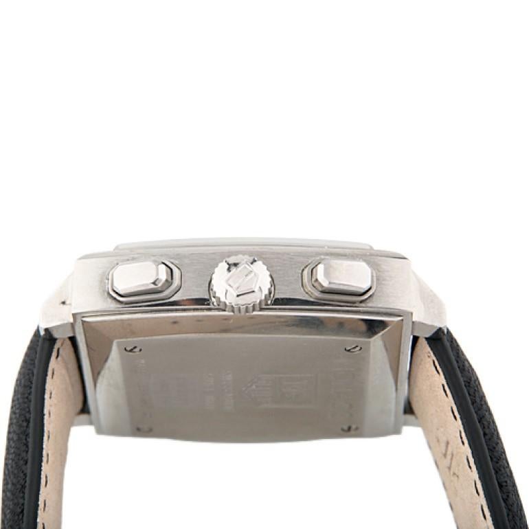 De los hombres Reloj de caballero TAG Heuer Monaco CW2111 Cronógrafo automático de acero inoxidable