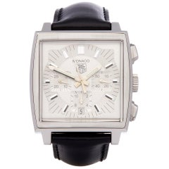 TAG Heuer Monaco CW2112-0 Montre chronographe en acier inoxydable pour homme