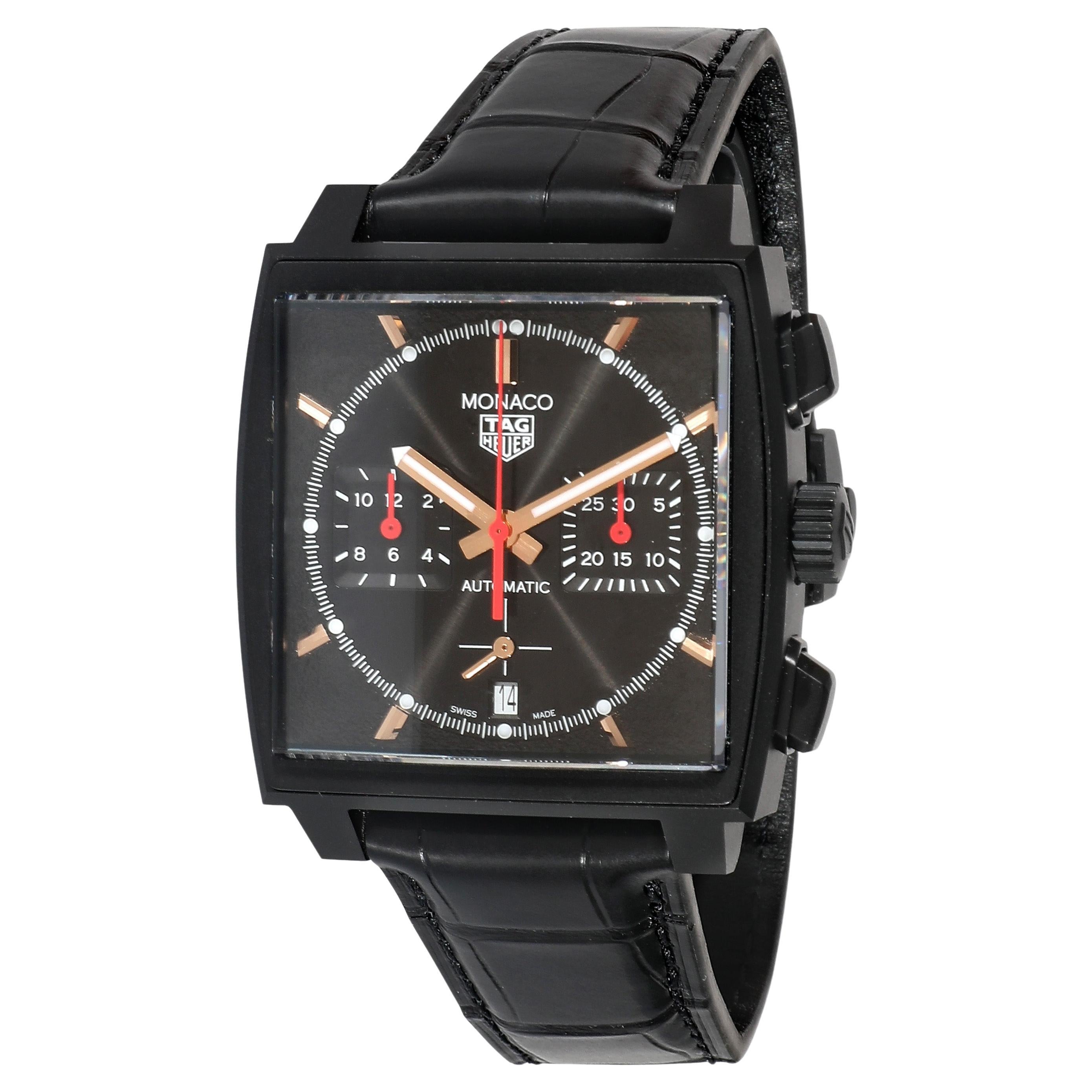 Tag Heuer Monaco "Dark Lord" CBL2180.FC6497 Men's Watch in  Titanium For Sale