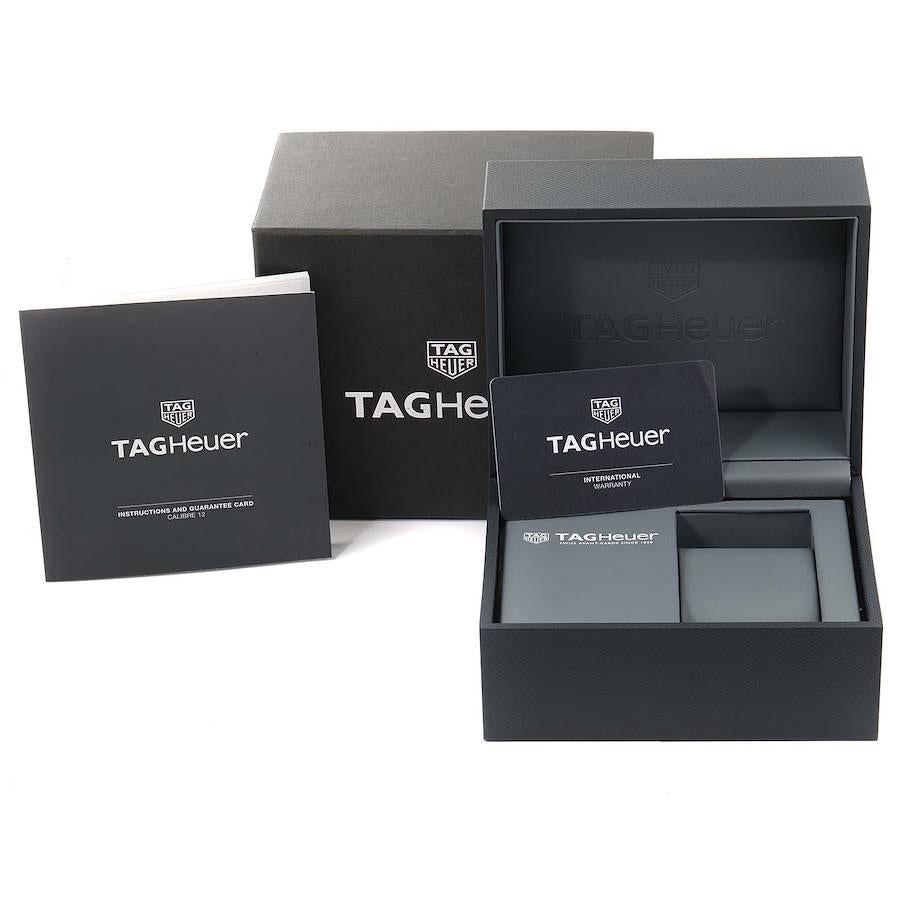 Tag Heuer Monaco Grey Dial Limited Steel Mens Watch CAW211J Box Card For Sale 3