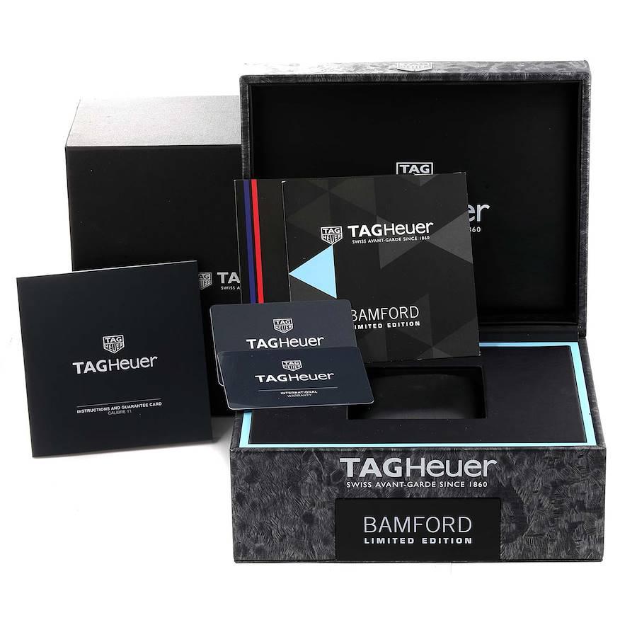 Tag Heuer Monaco Limited Edition Schwarzes Zifferblatt Carbon Herrenuhr CAW2190 Ungetragen 6