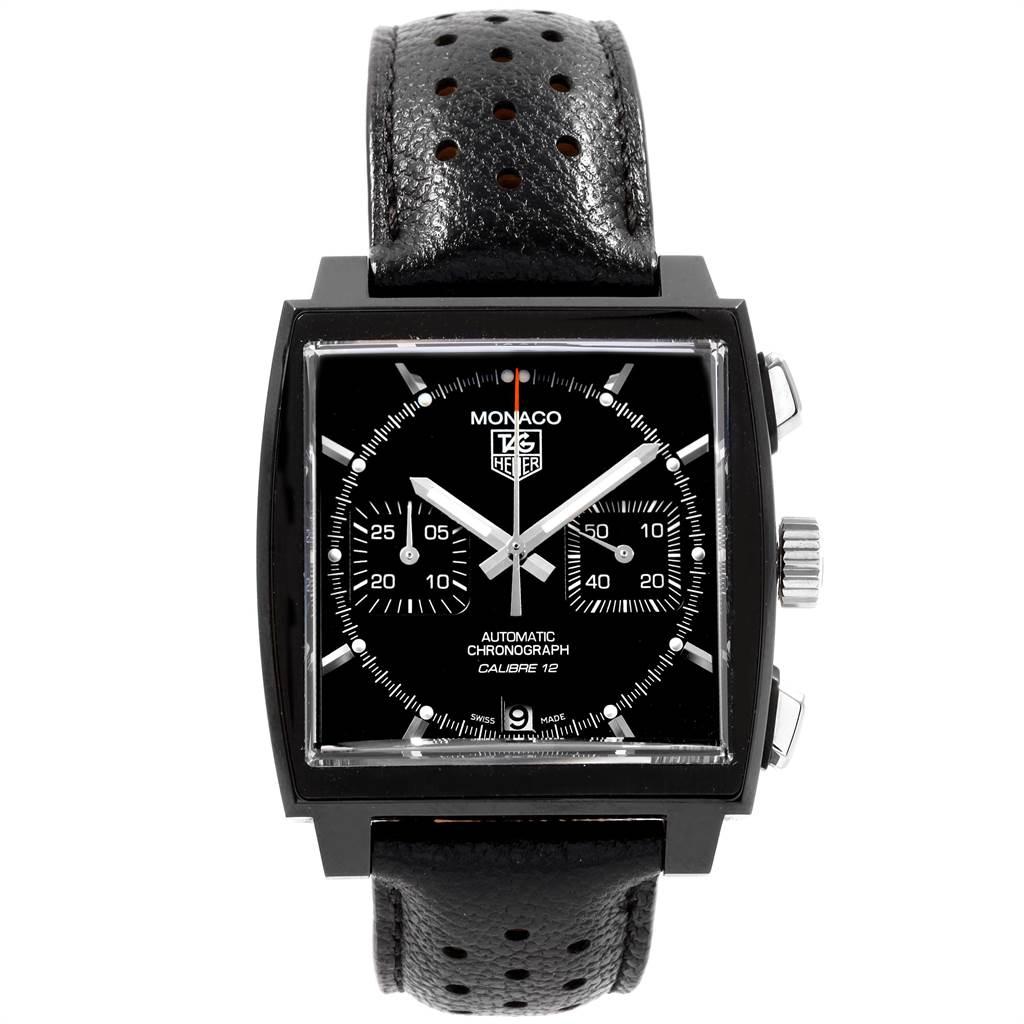 TAG Heuer Monaco Limited Edition Chronograph Men's Watch CAW211M In Excellent Condition For Sale In Atlanta, GA