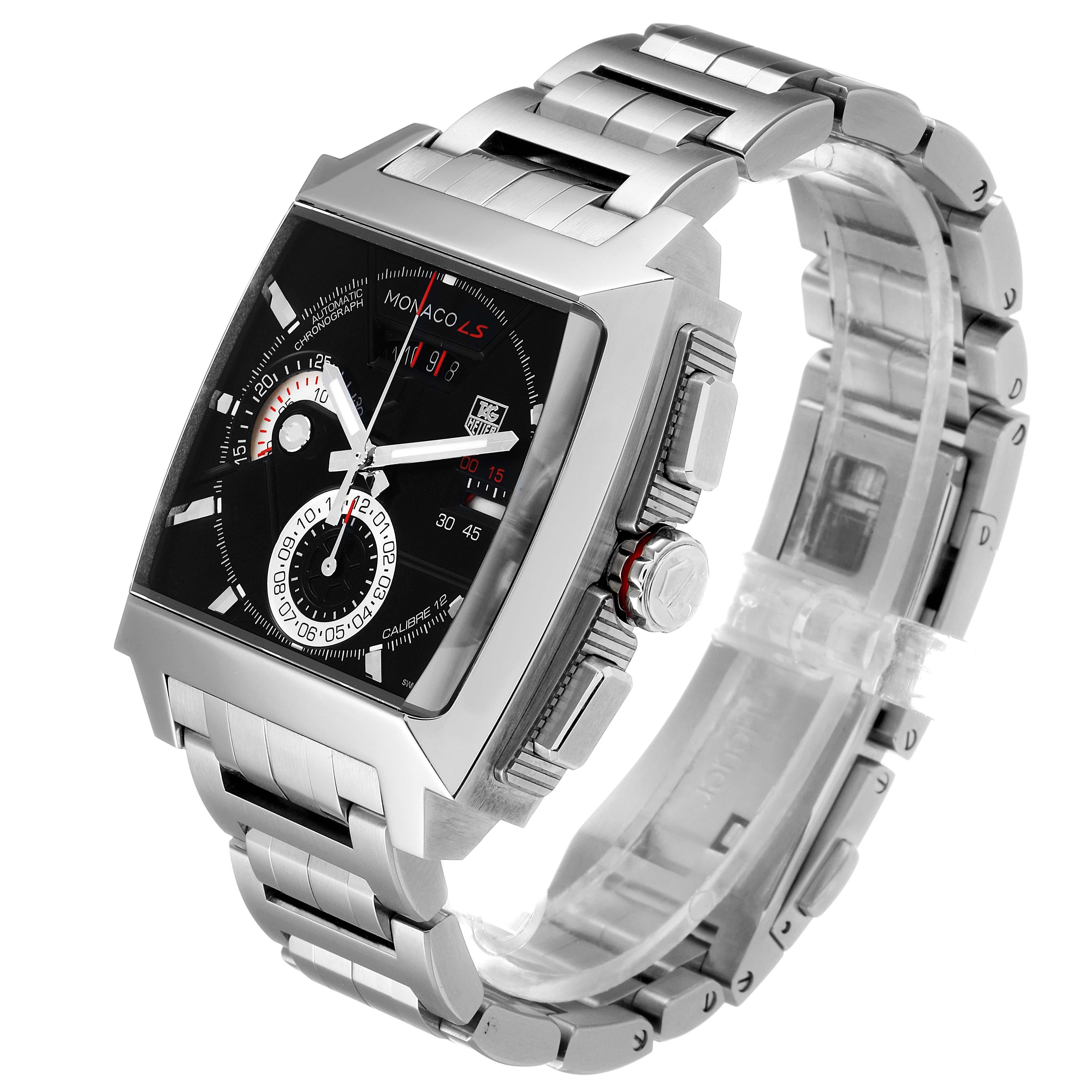 TAG Heuer Monaco LS Chronograph Stahl-Herrenuhr CAL2110 im Angebot 2