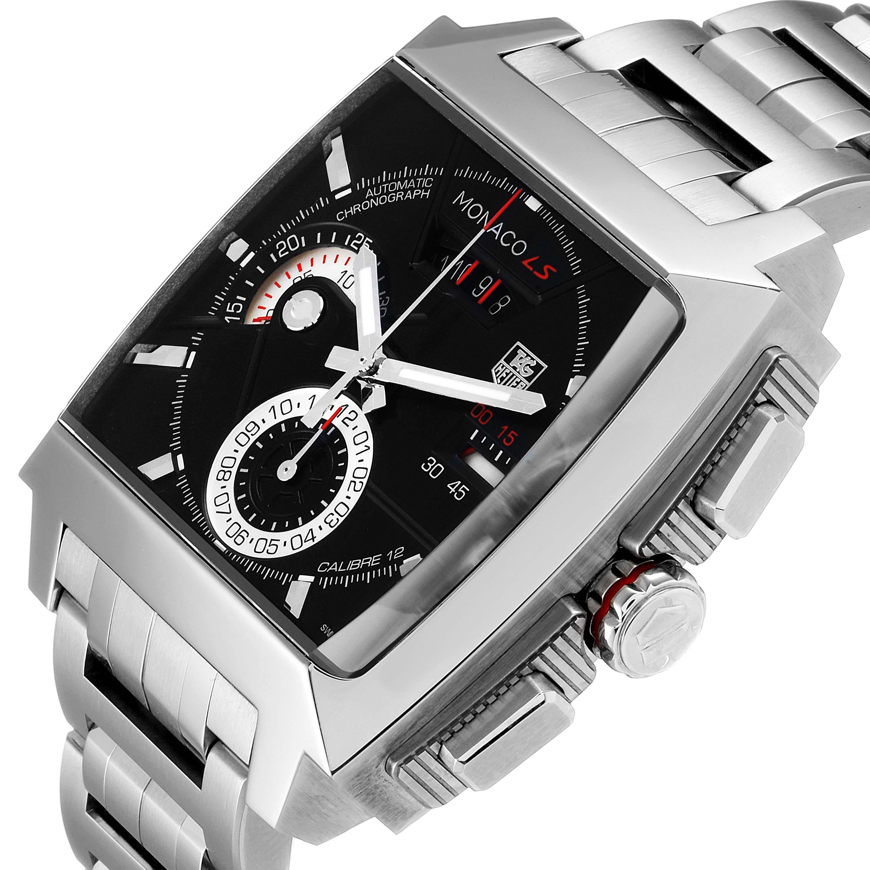 TAG Heuer Monaco LS Chronograph Stahl-Herrenuhr CAL2110 im Angebot 3