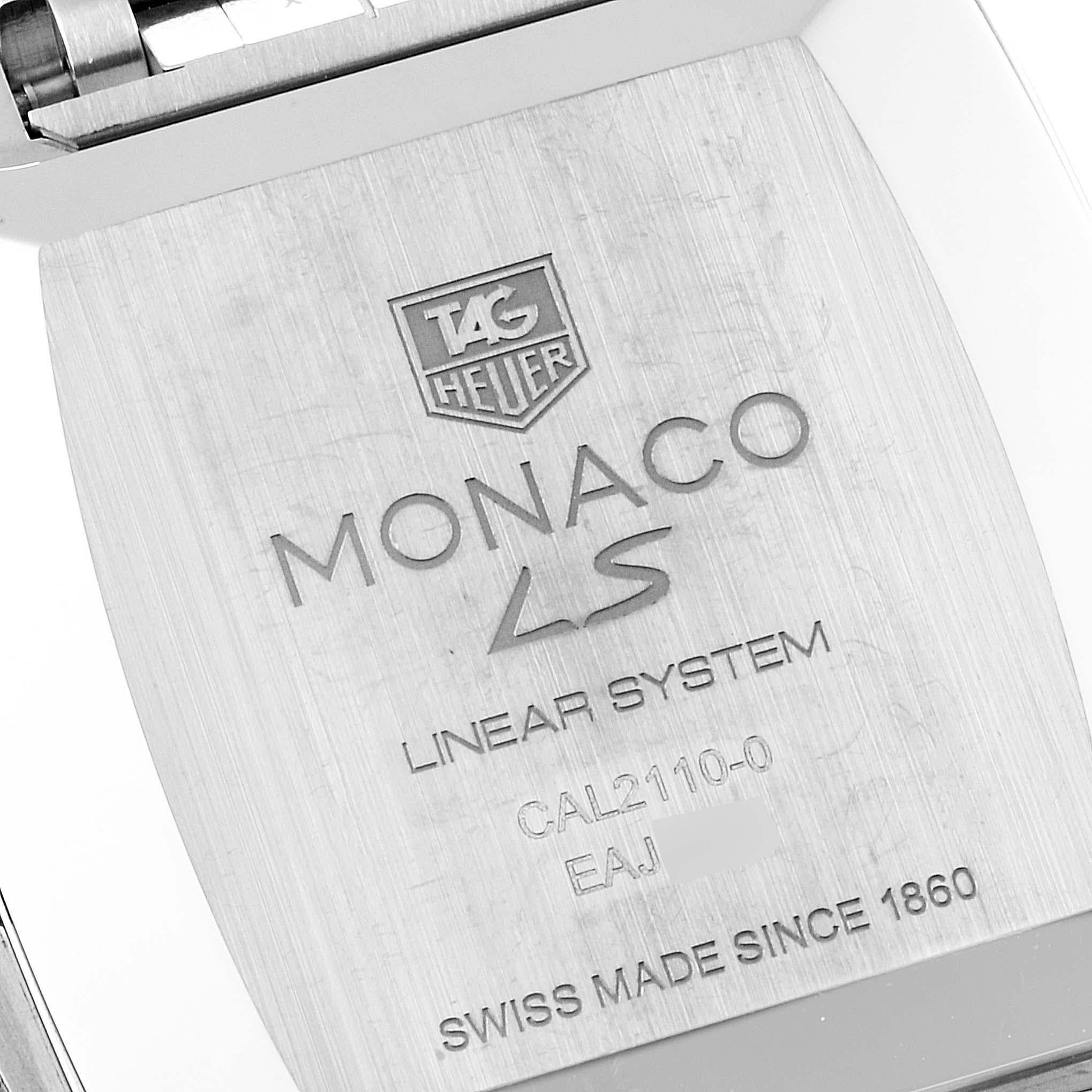 TAG Heuer Monaco LS Chronograph Stahl-Herrenuhr CAL2110 im Angebot 4