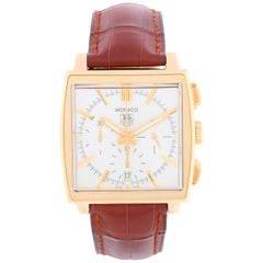 Used TAG Heuer Monaco Men's 18 Karat Yellow Gold Watch CW5140