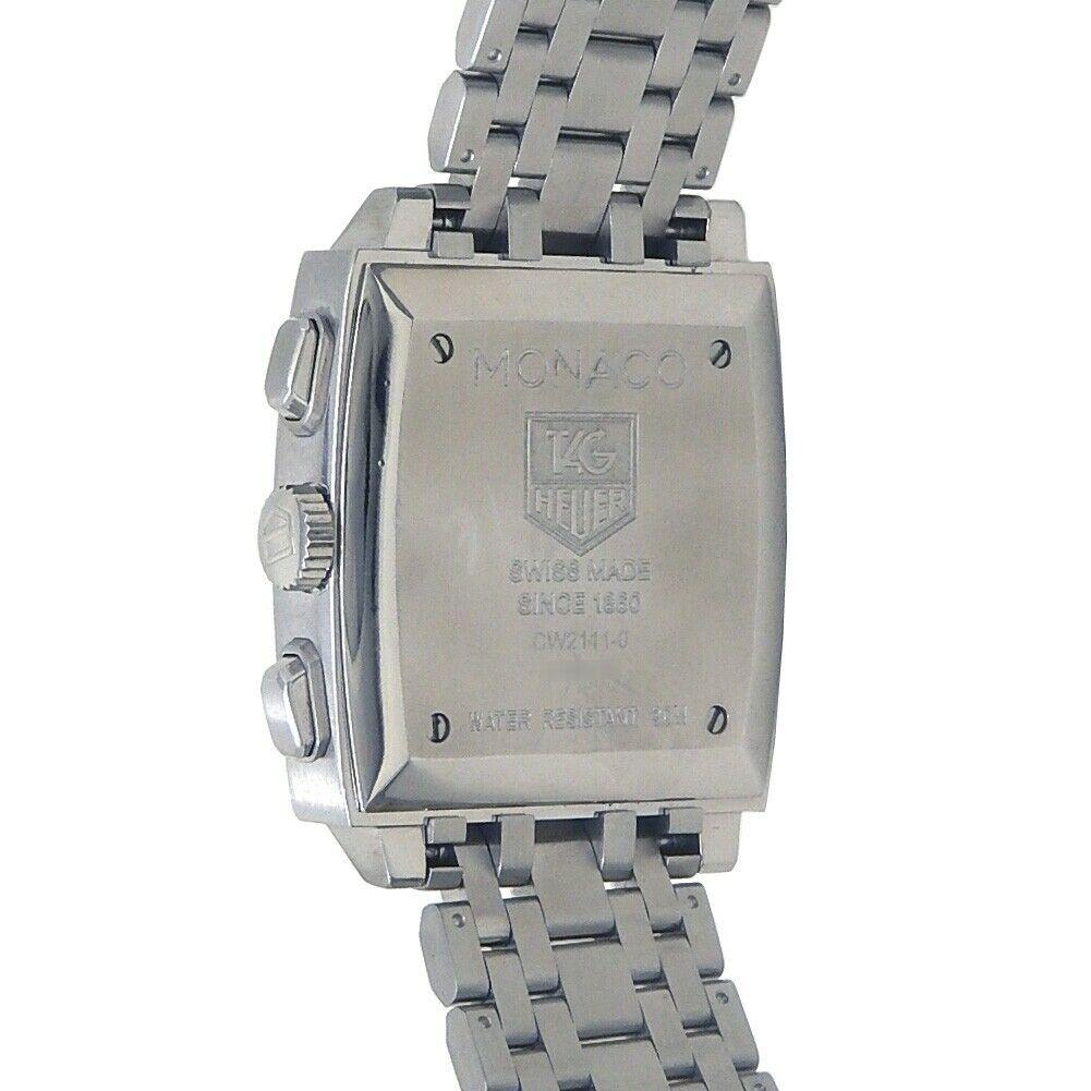 TAG Heuer Monaco Stainless Steel Men's Watch Automatic CW2111-0 For Sale 2