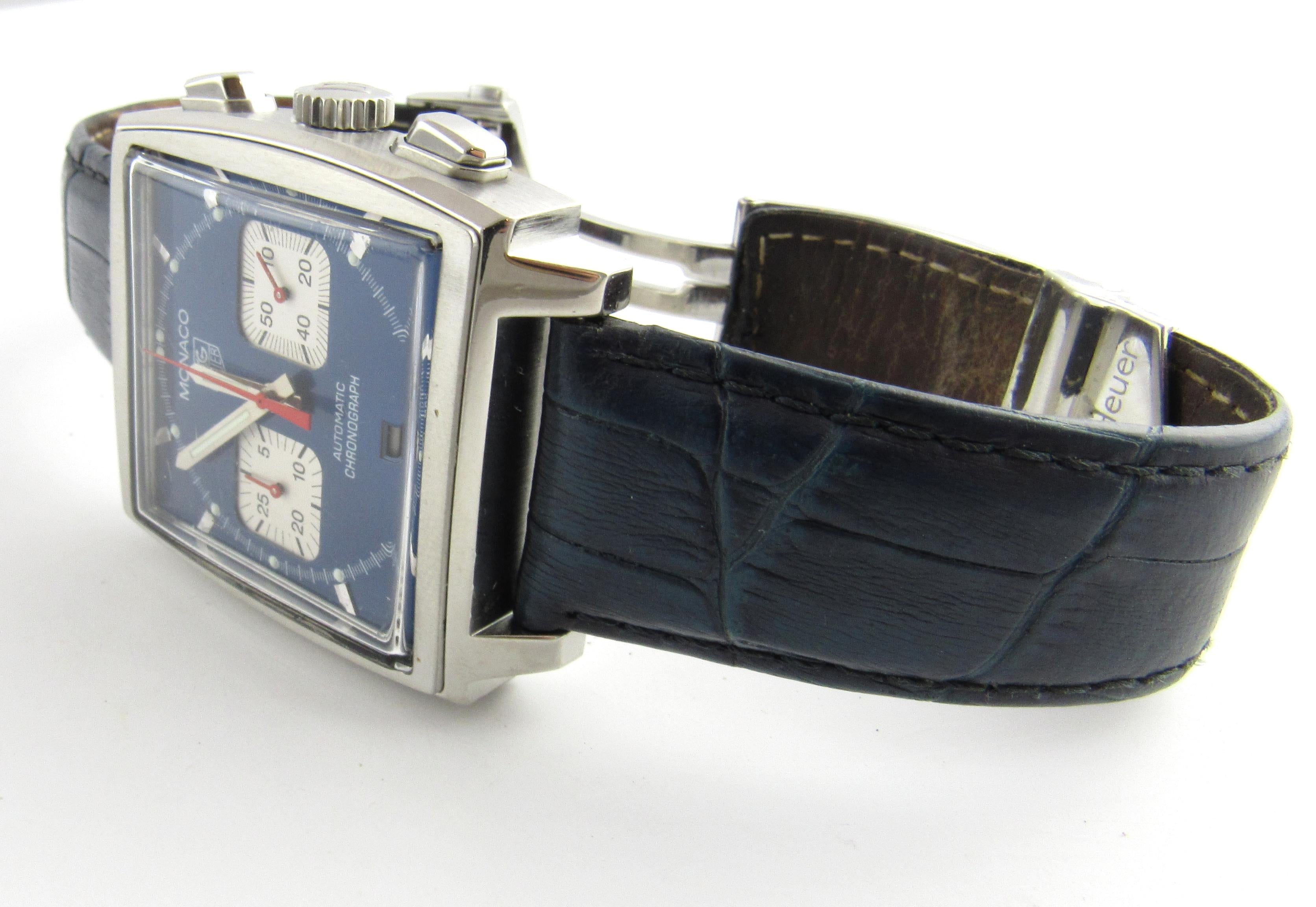 TAG Heuer Monaco Steve McQueen Watch Automatic Chronograph CW2113-0 4