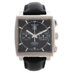 Tag Heuer Monaco Wristwatch Ref CAW2110. Cal 12 Mvmt, 39mm Case, Yr 2010.