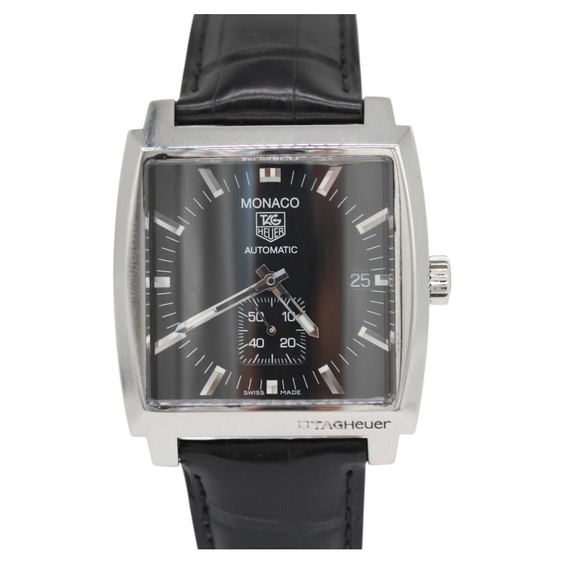 TAG Heuer Monaco WW2110-0 - Quadrante nero - Calibro 6 - Set completo - 2006