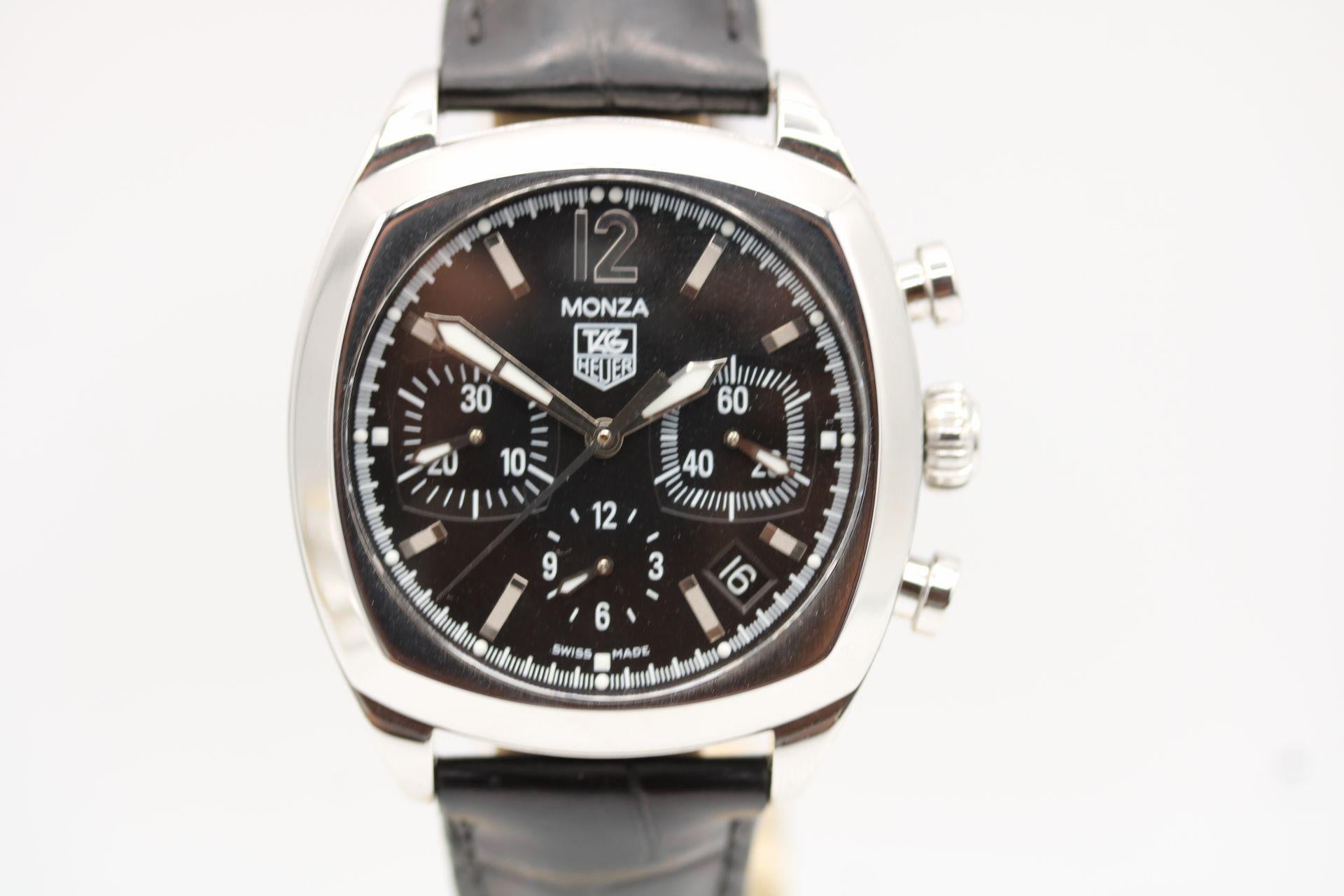 TAG HEUER Monza CR2113-0 In Good Condition For Sale In London, GB