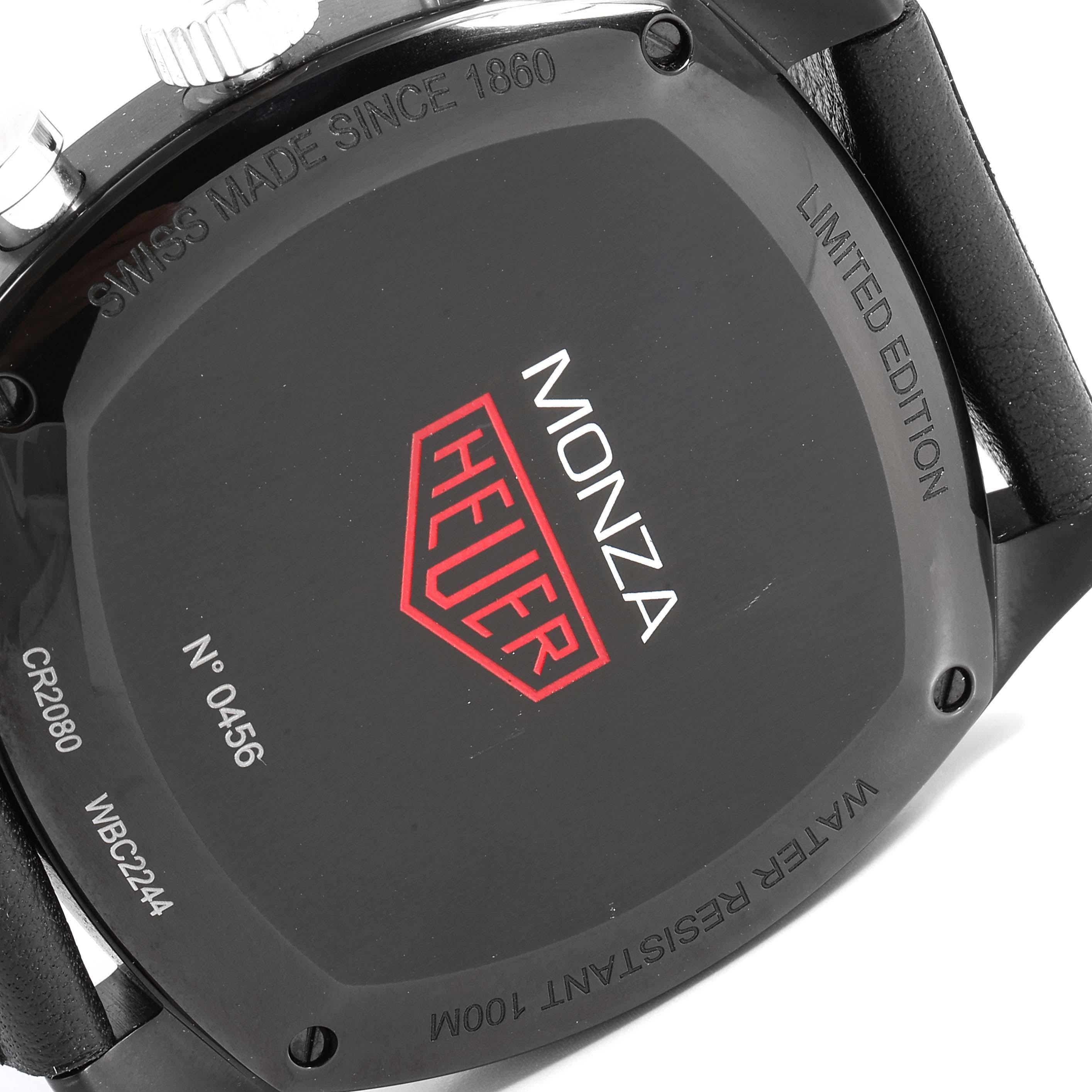 Men's TAG Heuer Monza Heitage Calibre 17 Titanium PVD Limited Watch CR2080 Unworn For Sale