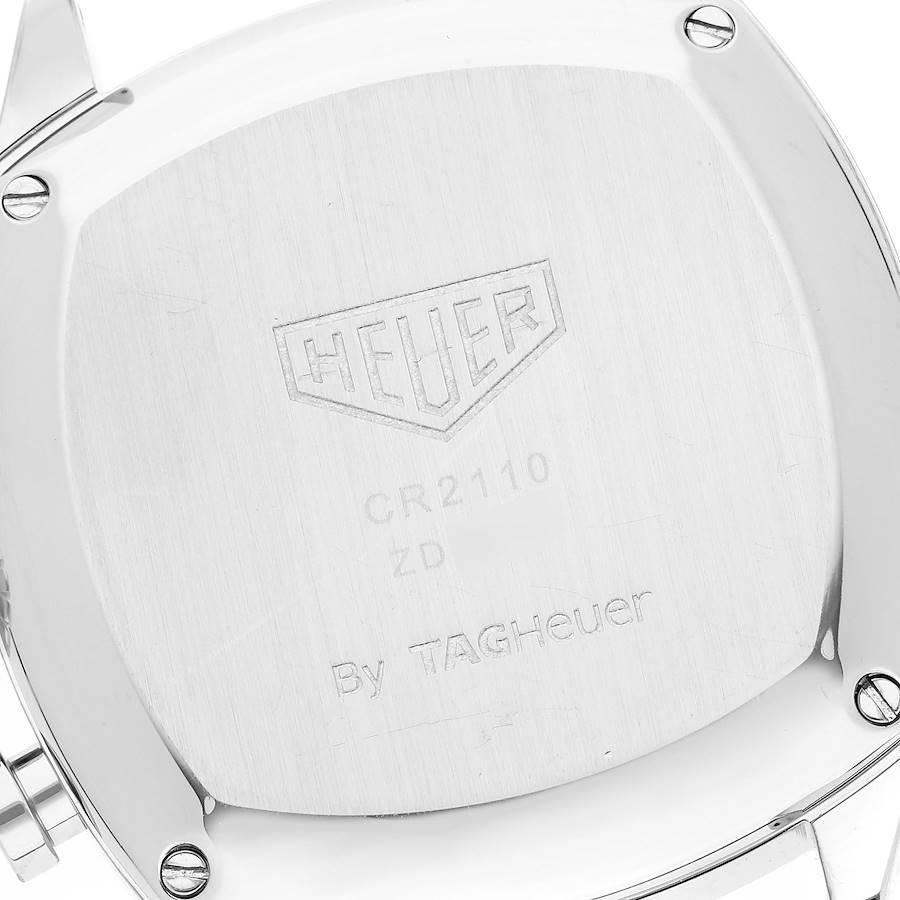 Tag Heuer Monza Re-Edition Chronograph Schwarzes Zifferblatt Stahl-Herrenuhr CR2110 2