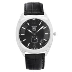 TAG Heuer Monza Stainless Steel Black Dial Automatic Mens Watch WR2110.FC6164