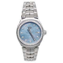 TAG Heuer Mother Of Pearl Stainless Steel Link Women's Wristwatch 32 mm