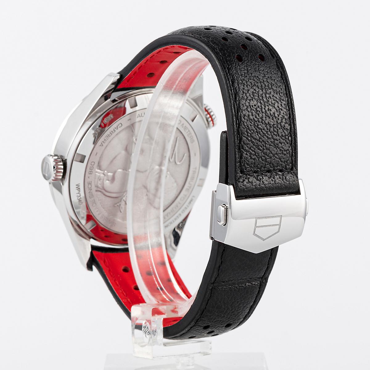Tag Heuer Muhammad Ali spetial edition steel case, leather bracelet For Sale 5