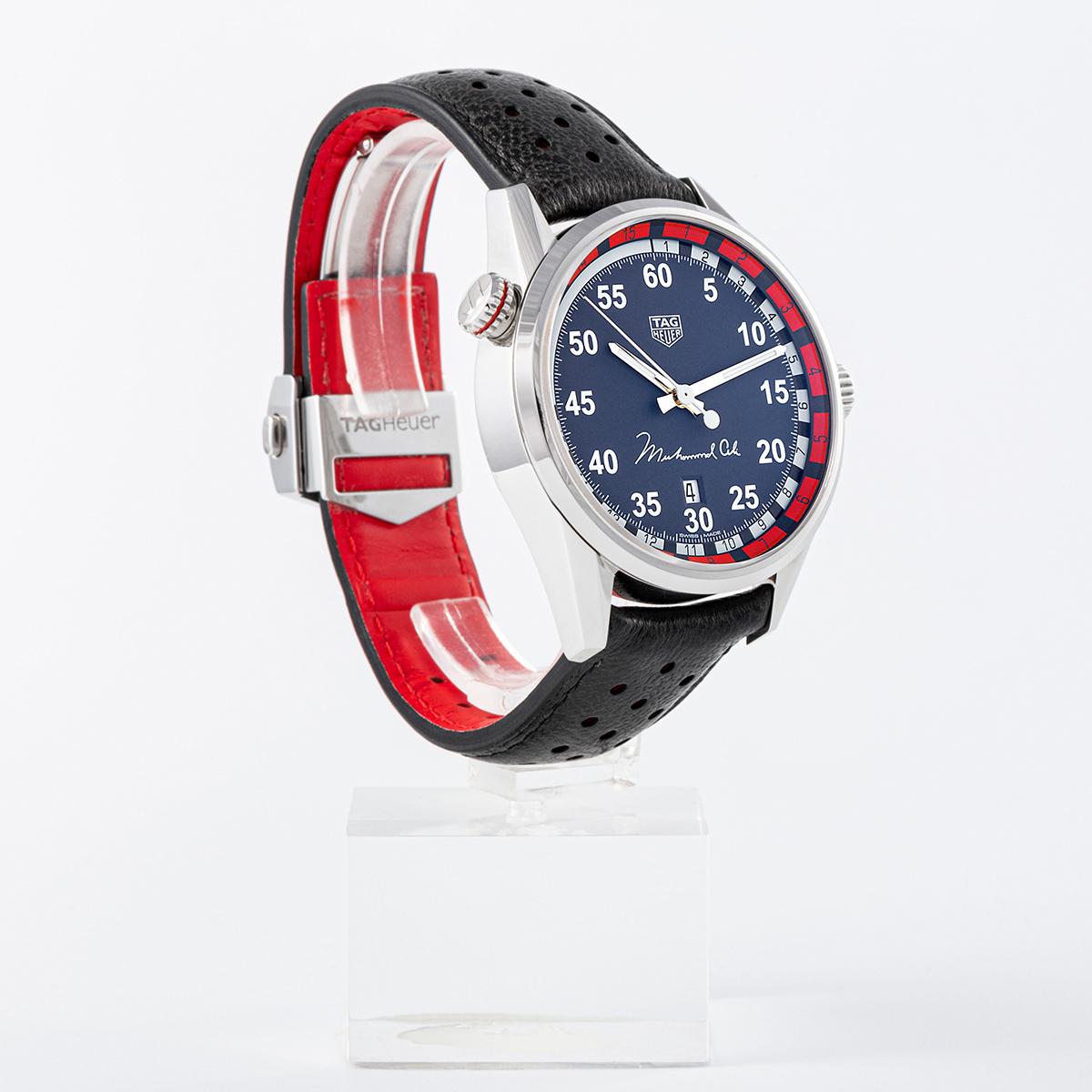 Tag Heuer Muhammad Ali spetial edition steel case, leather bracelet For Sale 1