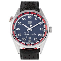 Tag Heuer Muhammad Ali spetial edition steel case, leather bracelet