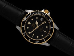 TAG HEUER PROFESSIONAL 1000 Mens SS & 18K Gold Submariner Diver - Mint