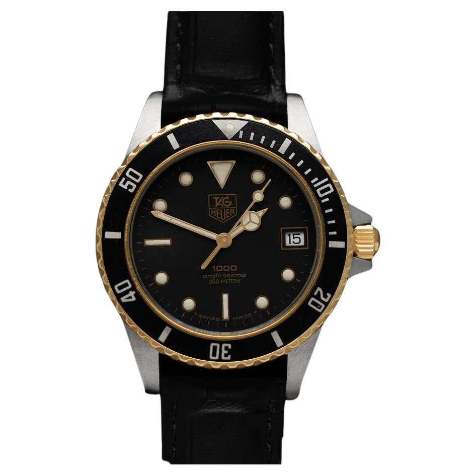 TAG Heuer PROFESSIONAL 1000 Homme SS & Gold 18K Submariner Diver - Mint