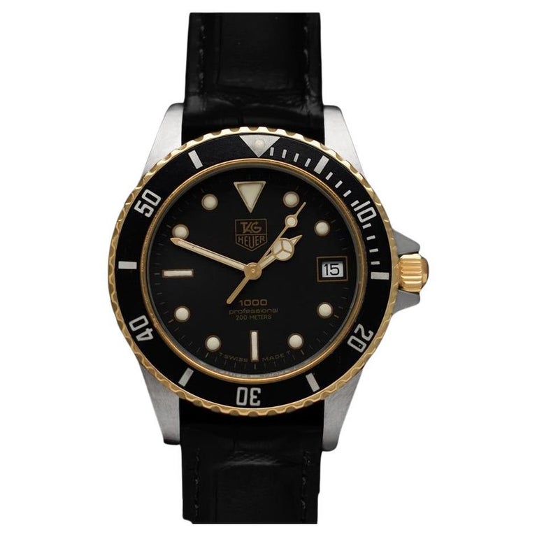 Heuer 1000 Gold Tag Heuer Mens TAG HEUER PROFESSIONAL