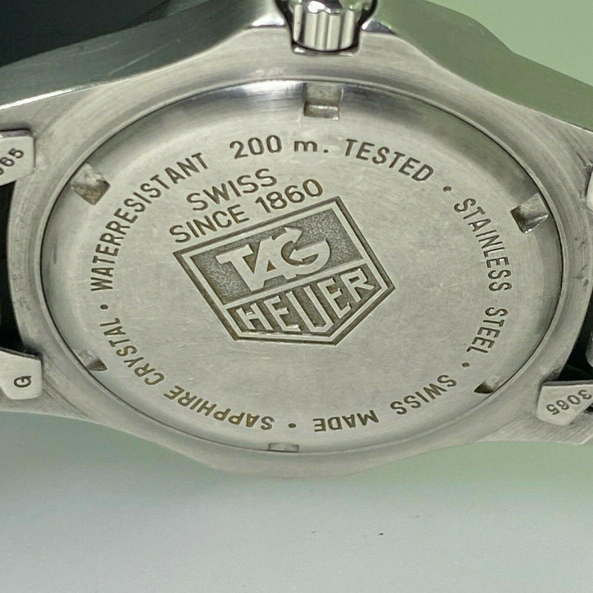 tag heuer 200m professional stainless steel watch