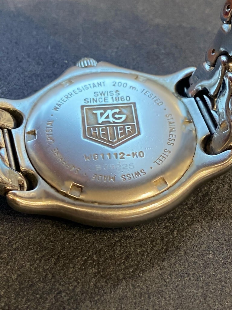 Tag Heuer Professional 200m WG1112KO 38mm S Steel Quarzuhr Datum Links