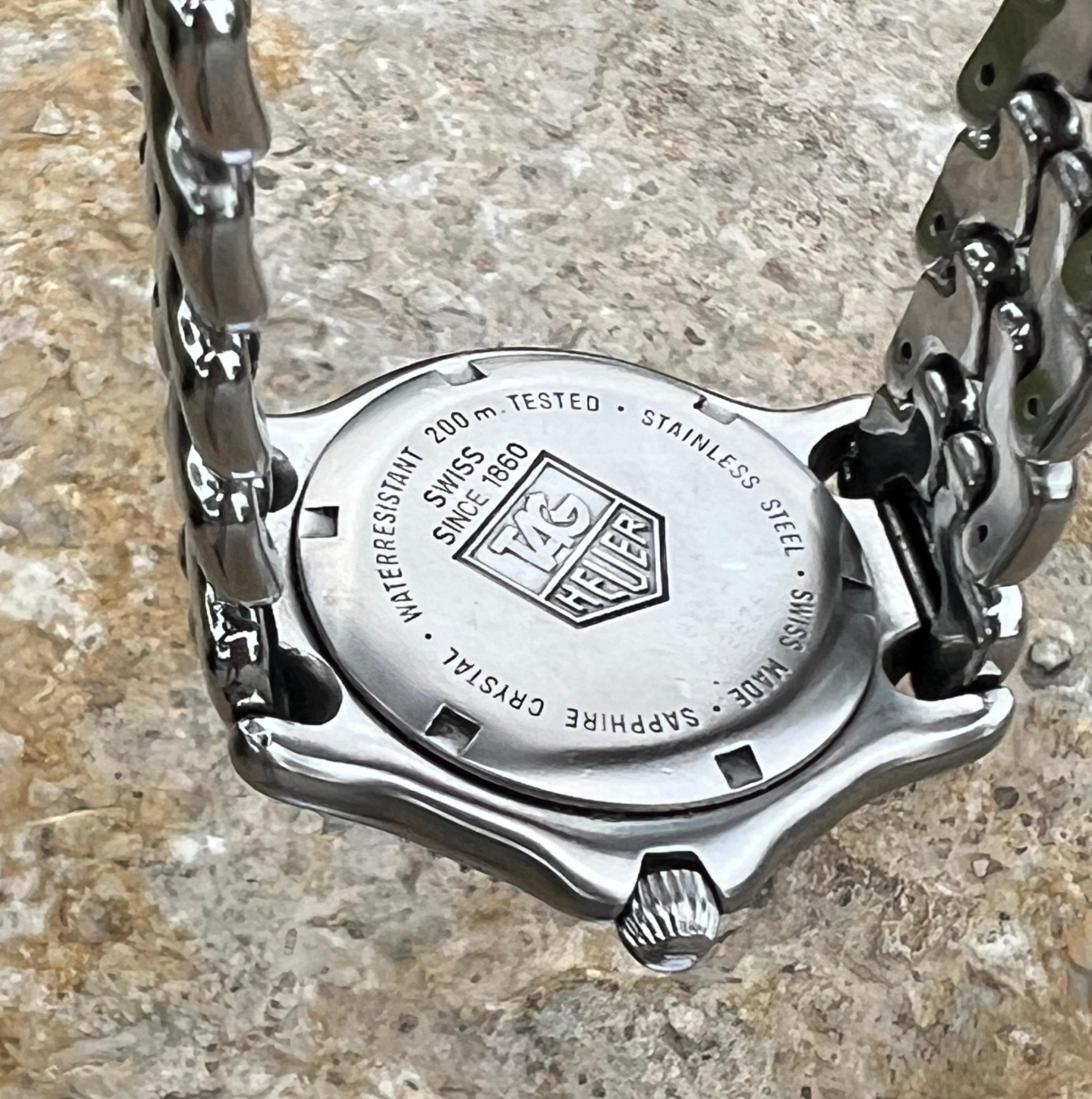 TAG Heuer Professional 200m WG111A Blaue professionelle Edelstahluhr 6