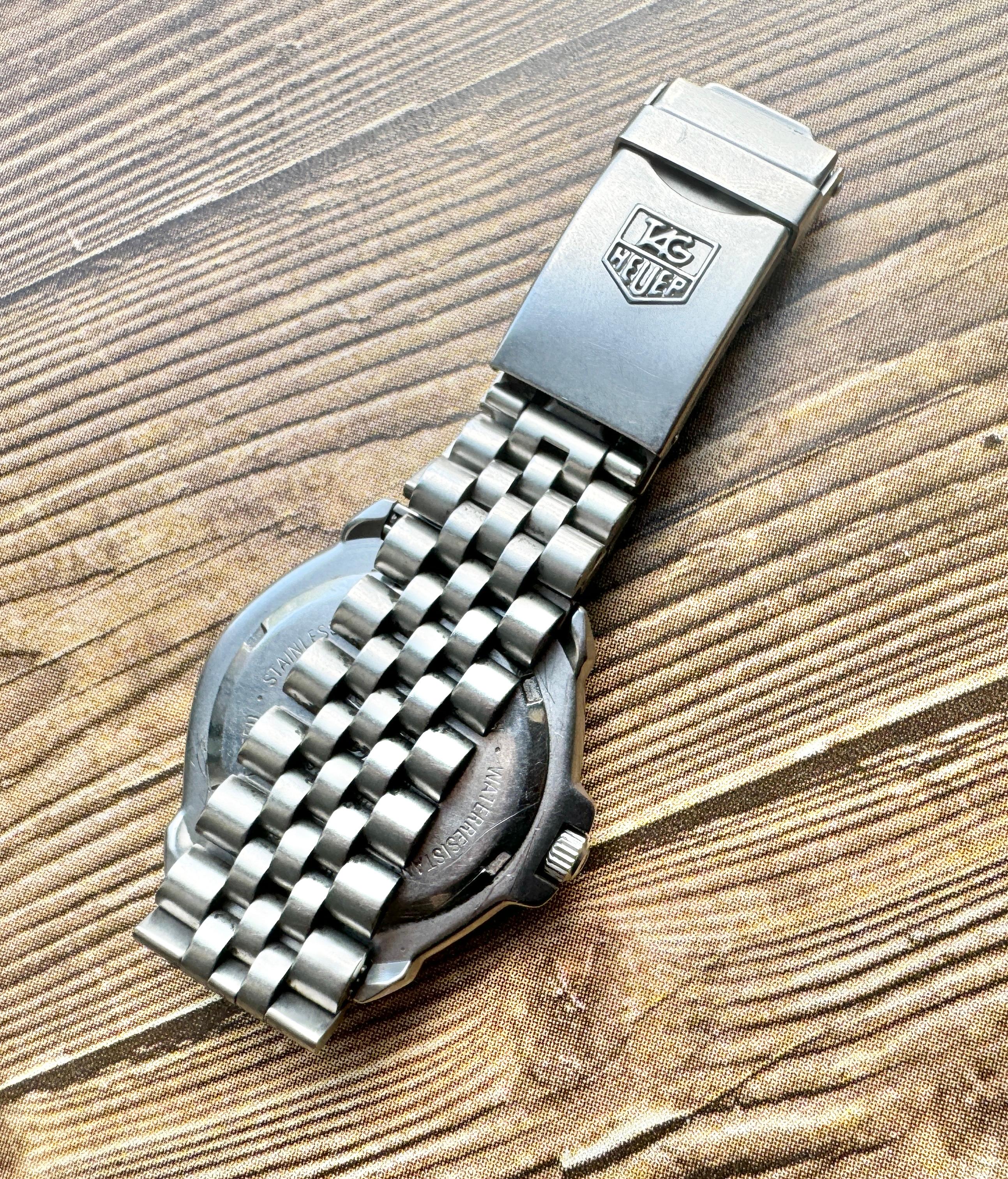 TAG Heuer Professional 200m WG111A Blaue professionelle Edelstahluhr 7