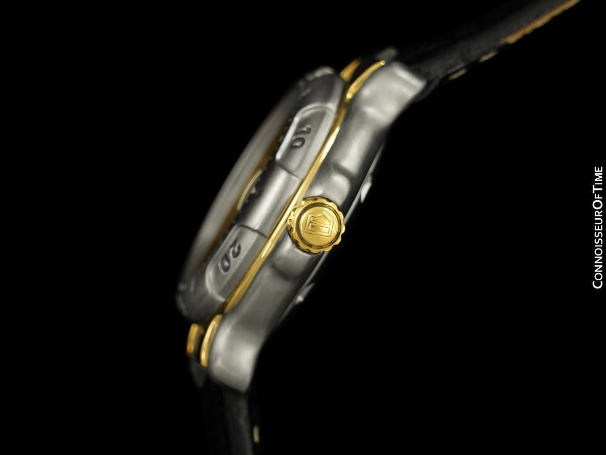 Tag Heuer Professional 6000 Ladies Divers SS & 18K Gold Plated Watch - WH1353 Pour femmes en vente
