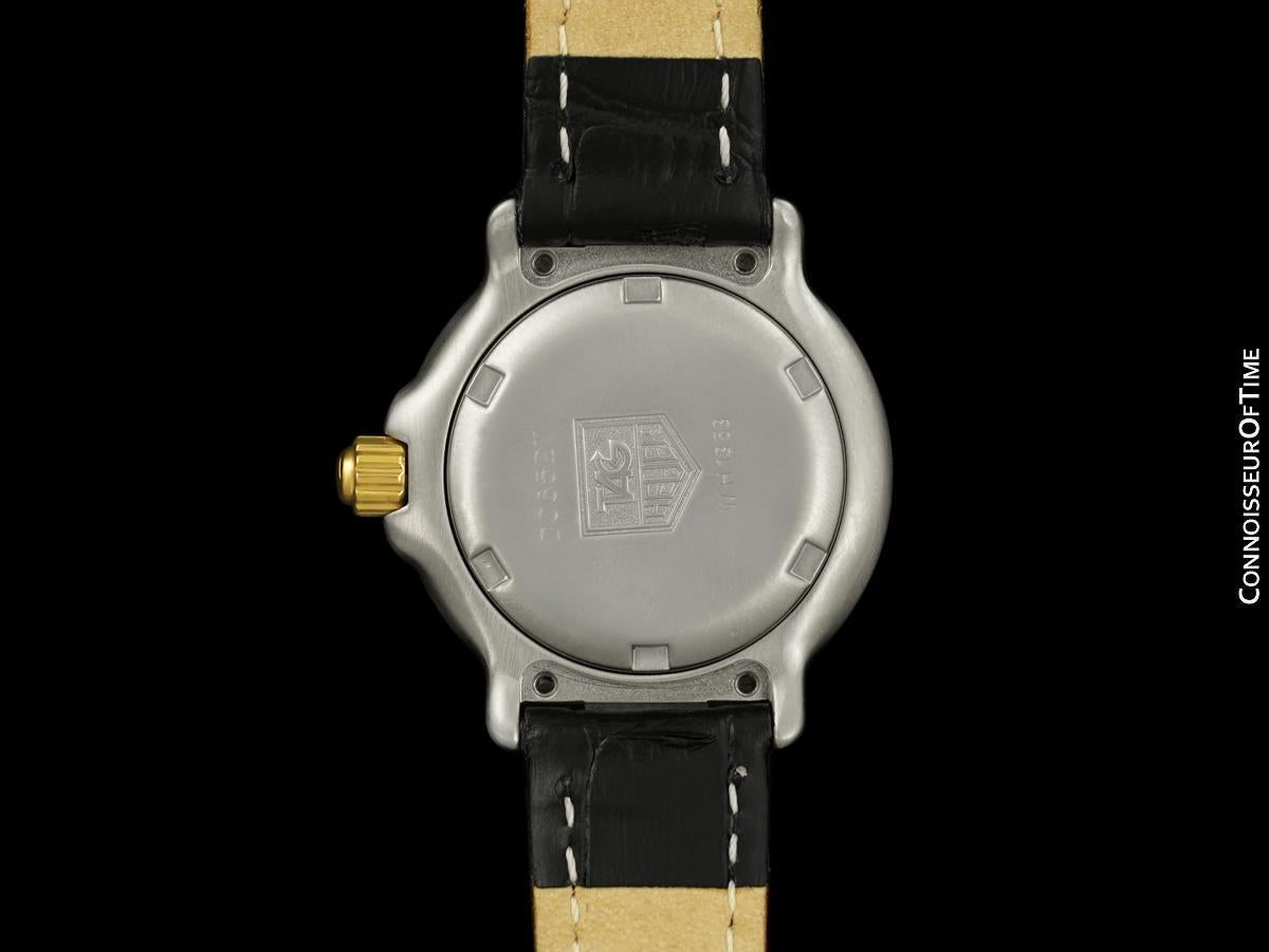 Tag Heuer Professional 6000 Ladies Divers SS & 18K Gold Plated Watch - WH1353 en vente 2