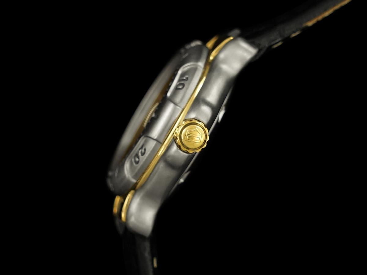 De las mujeres Tag Heuer Professional 6000 Ladies Divers SS & 18K Gold Plated Watch - WH1353 en venta