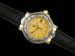 TAG Heuer Professional 6000 Ladies Divers Stainless S & 18K Gold Plated Watch