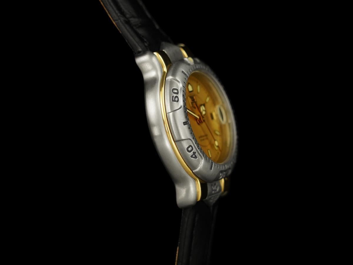 Reloj TAG Heuer Professional 6000 Ladies Divers Acero inoxidable y chapado en oro de 18 quilates en venta 1