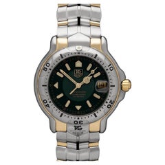 TAG Heuer Professional 6000 Chronomètre Divers Homme Acier & Or 18K Cadran Vert