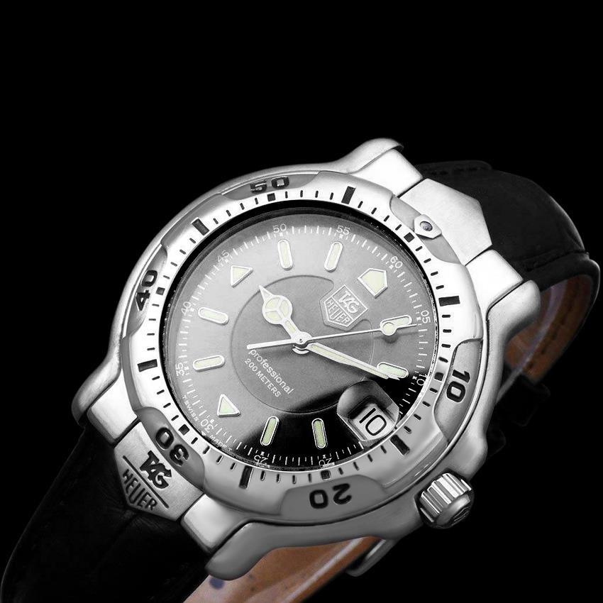 De los hombres Reloj de buceo TAG Heuer Professional 6000 para hombre - Acero inoxidable - WH1112 en venta