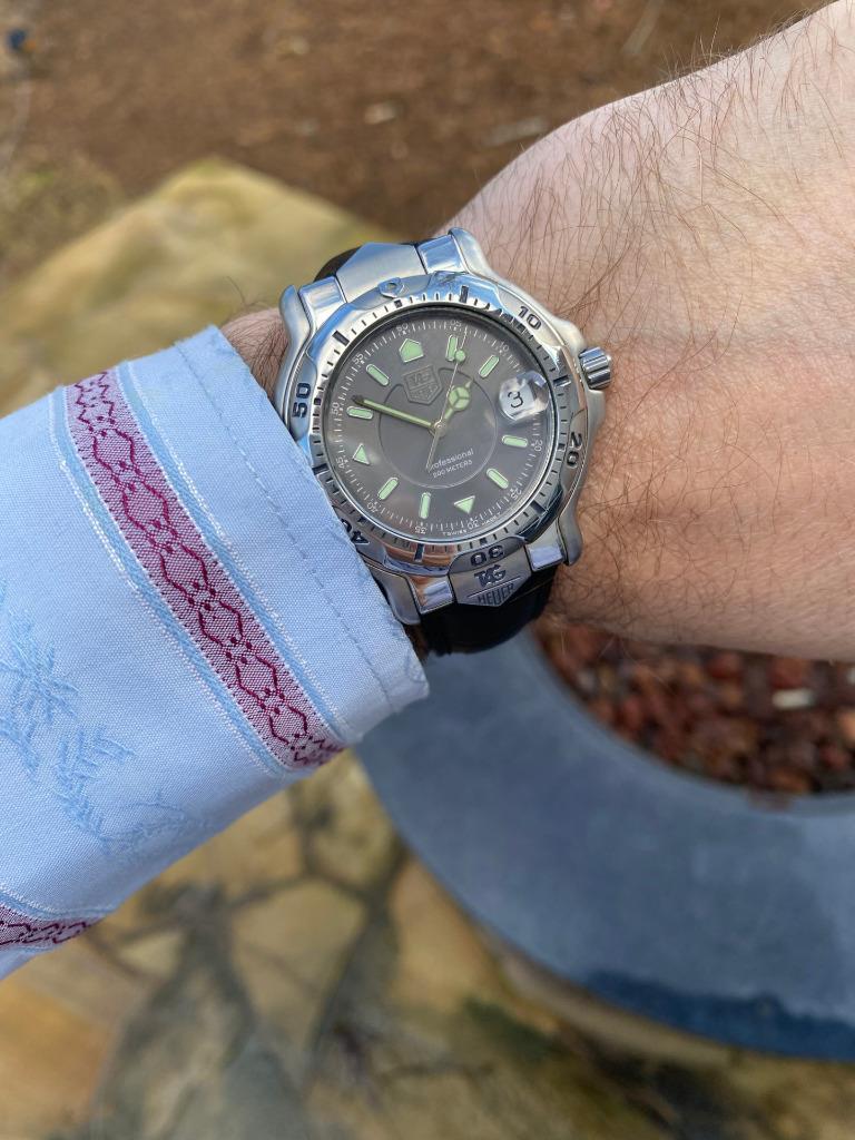 Reloj de buceo TAG Heuer Professional 6000 para hombre - Acero inoxidable - WH1112 en venta 5