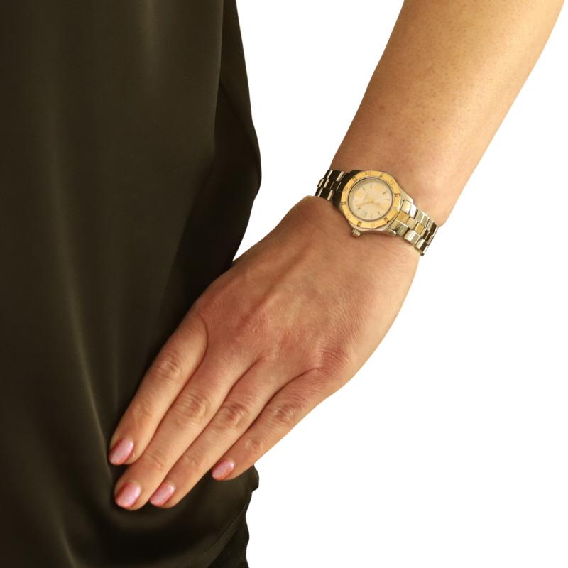 Tag Heuer Professional Ladies Watch WN1353 Stainless Yellow Gold 18k Quartz Excellent état - En vente à Greensboro, NC