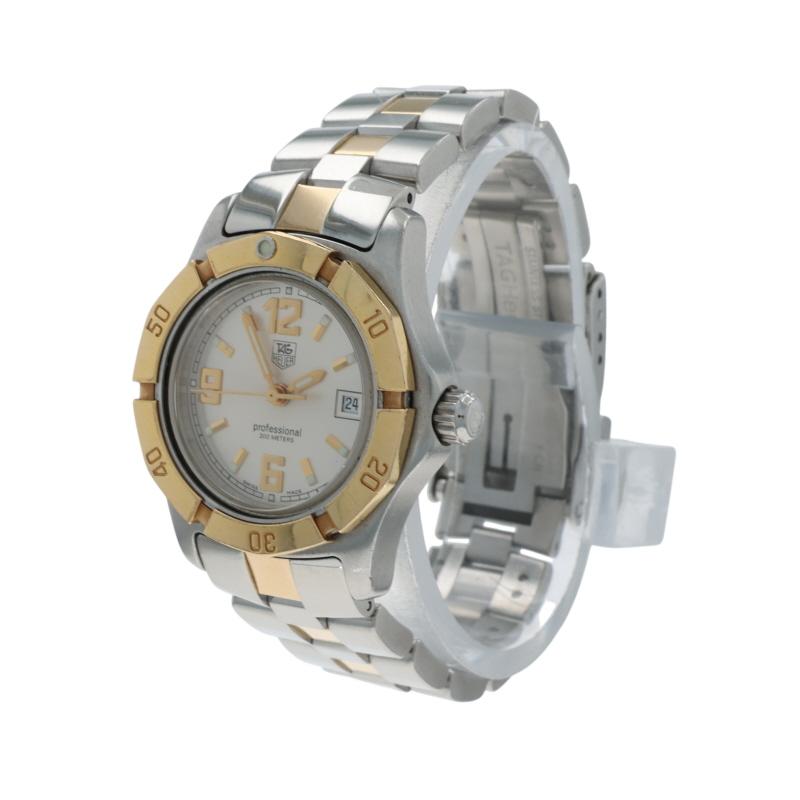 Tag Heuer Professional Ladies Watch WN1353 Stainless Yellow Gold 18k Quartz en vente 1