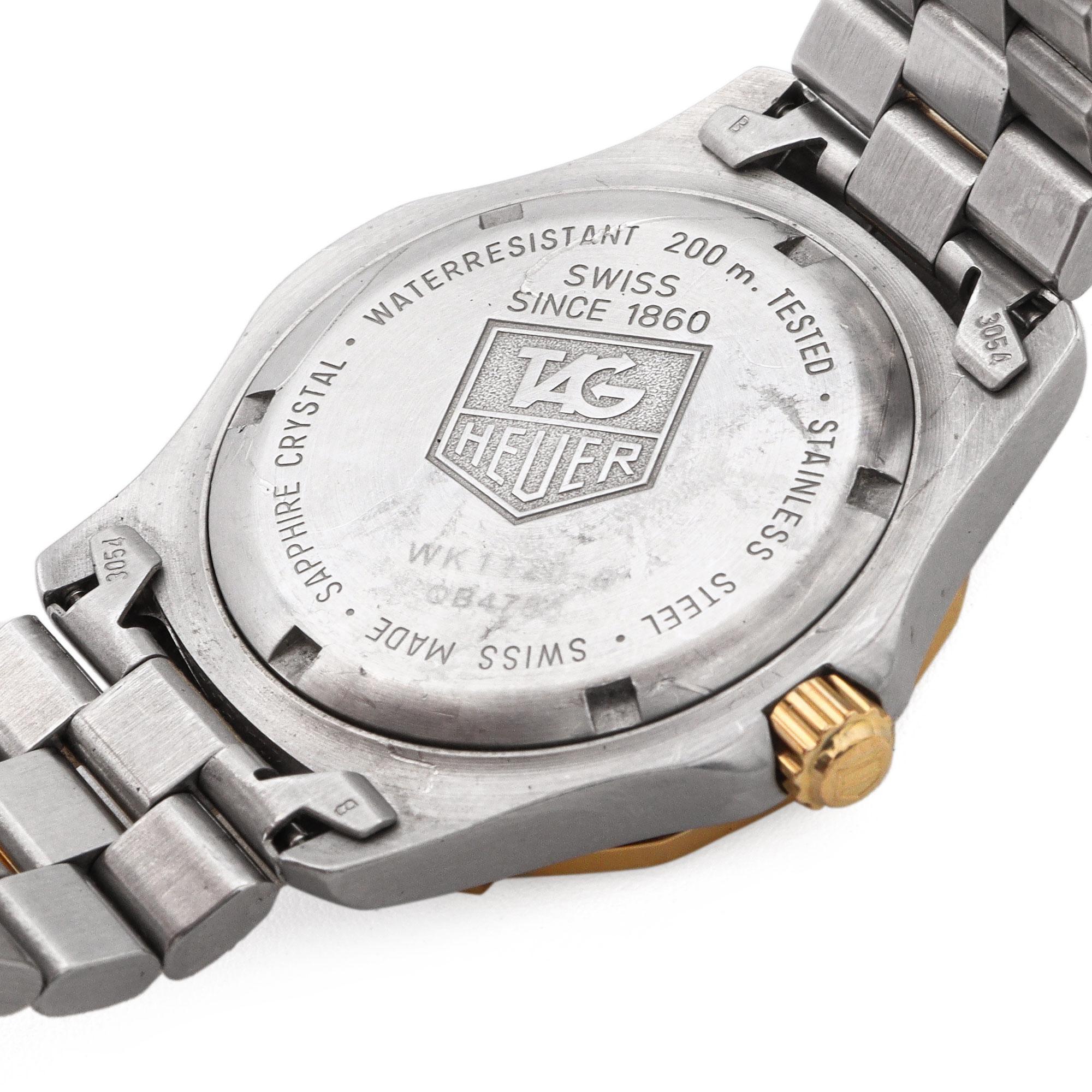 Tag Heuer Professional Stainless Steel Date Quartz Men's Watch Ref. WG1120-0 2