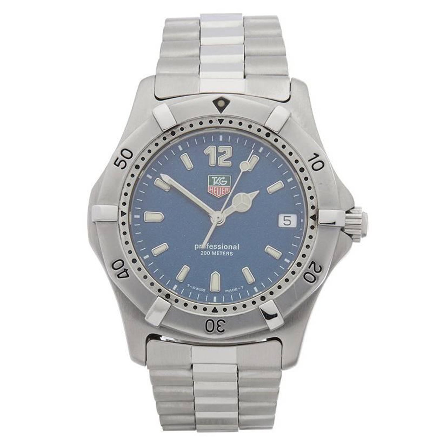 TAG Heuer Professional Stainless Steel Men's WK 1113 at 1stDibs | tag heuer  wk1113, tag wk1113, wk1113 tag heuer